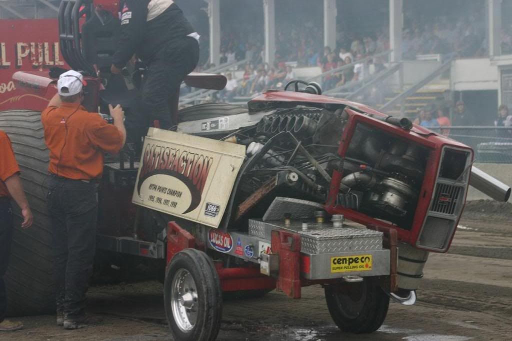 Tractor pull engine explosion Dodge Cummins Diesel Forum